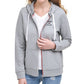 Tommy Jeans Women's Logo Zip Hoodie Gray Size X-Small