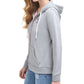 Tommy Jeans Women's Logo Zip Hoodie Gray Size X-Small