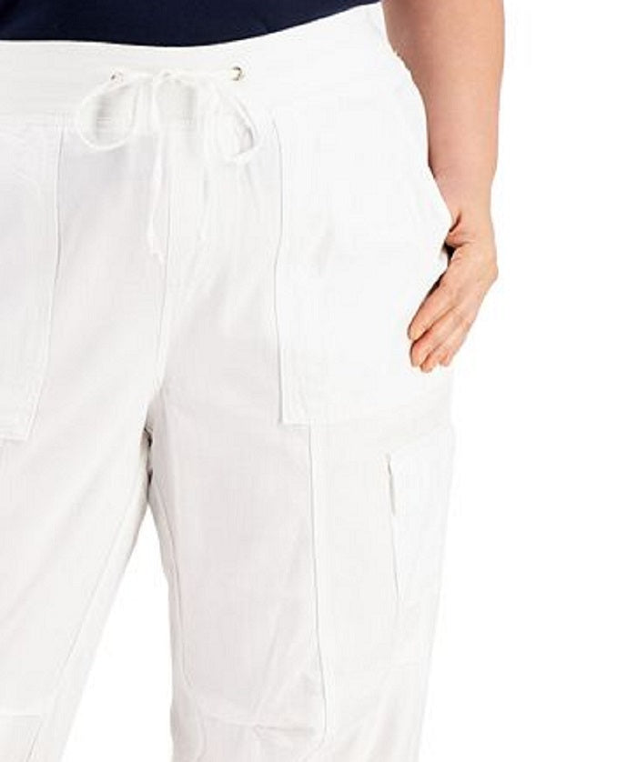 Tommy Hilfiger Women's Straight Leg Pants White Size 0X