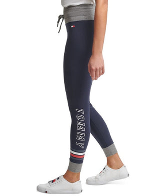 Tommy Hilfiger Women's High Rise Full Length Leggings Blue Size Small