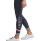 Tommy Hilfiger Women's High Rise Full Length Leggings Blue Size Small