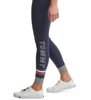 Tommy Hilfiger Women's High Rise Full Length Leggings Blue Size Small