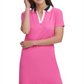 Tommy Hilfiger Women's Cotton Polo Dress Pink Size Large