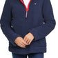 Tommy Hilfiger Women's Fuzzy Zip Up Sweatshirt Blue Size Medium