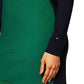 Tommy Hilfiger Women's Plus Colorblocked Hoodie Dress -Green Size 2X