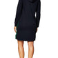 Tommy Hilfiger Women's Plus Colorblocked Hoodie Dress -Green Size 2X
