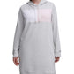 Tommy Hilfiger Women's Colorblocked Hoodie Dress Gray Size 0X