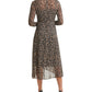 Tommy Hilfiger Women's Crossover Hem Midi Dress Black Size 8