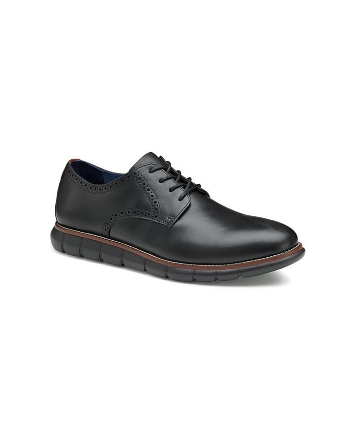 Johnston & Murphy Men's Milson Plain Toe Dress Shoes Black Size 10.5 M