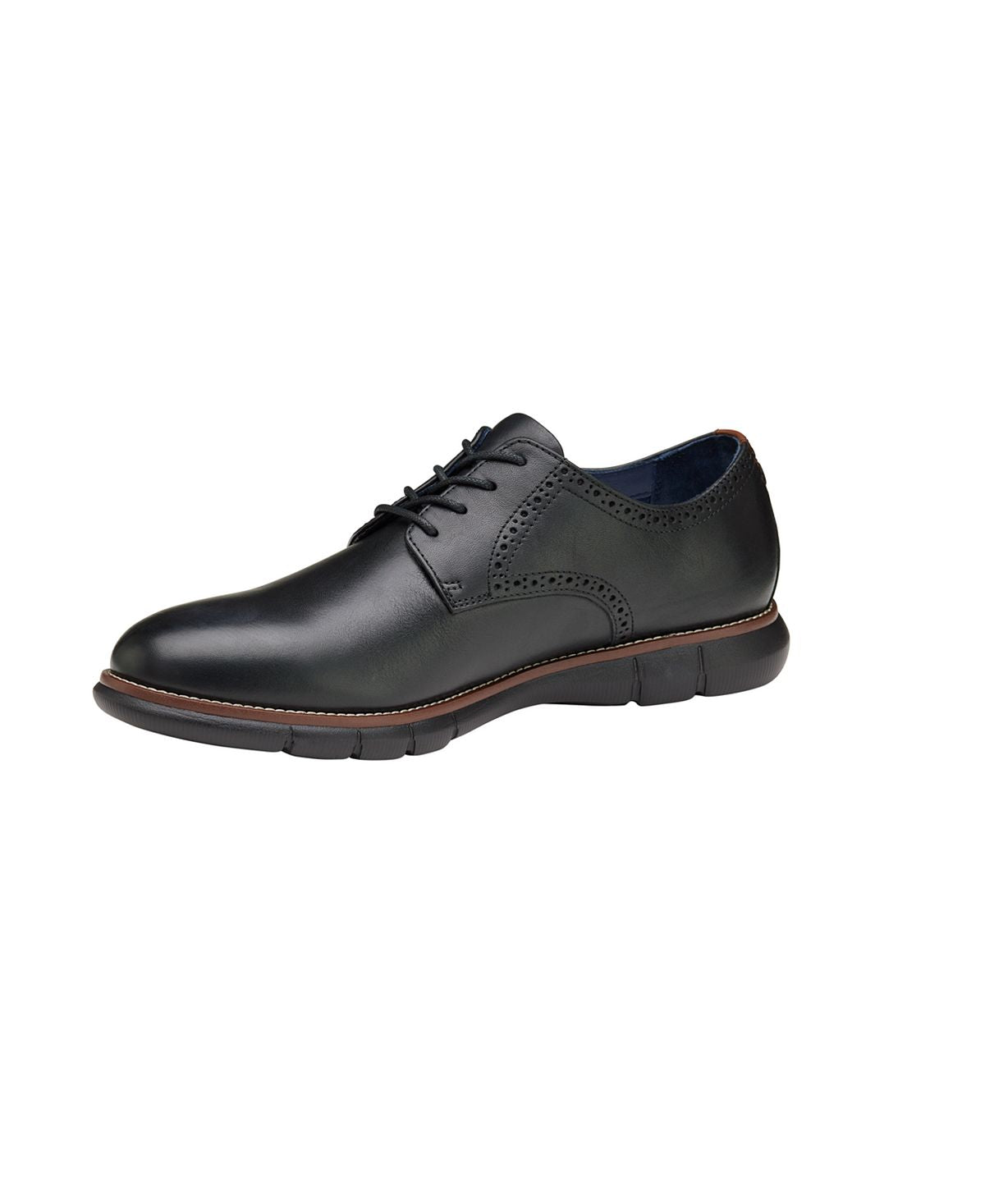 Johnston & Murphy Men's Milson Plain Toe Dress Shoes Black Size 10.5 M
