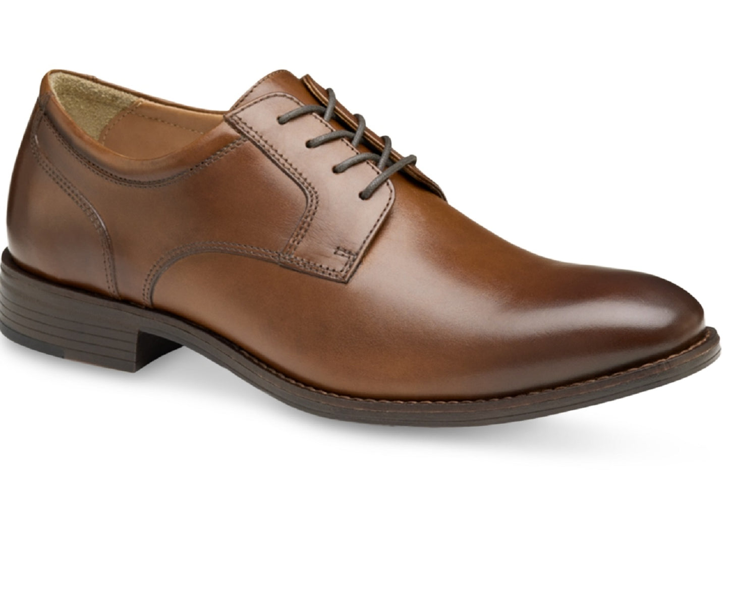 Johnston & Murphy Men's Lewis Plain Toe Boot Brown Size 10.5 M