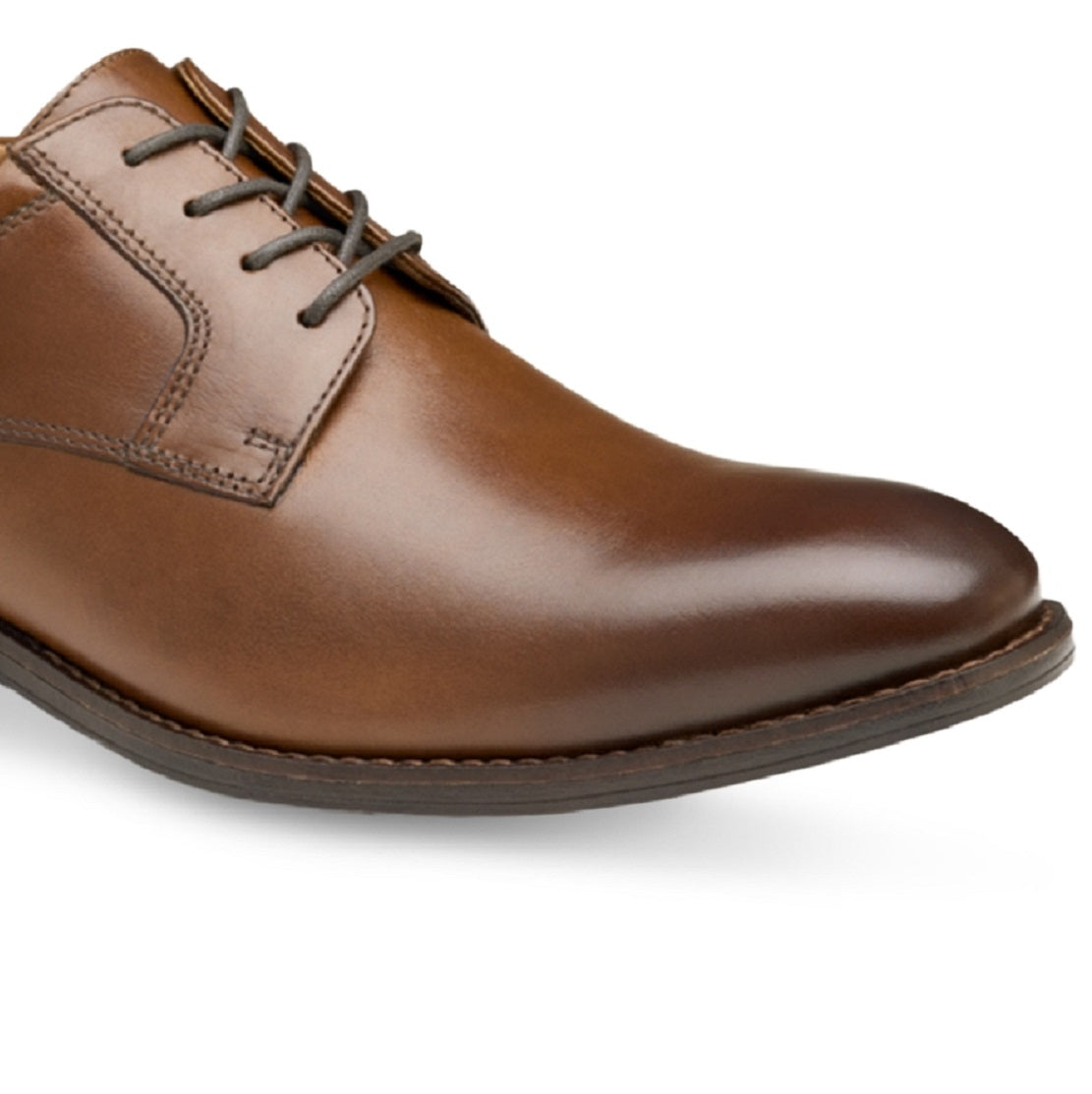 Johnston & Murphy Men's Lewis Plain Toe Boot Brown Size 10.5 M