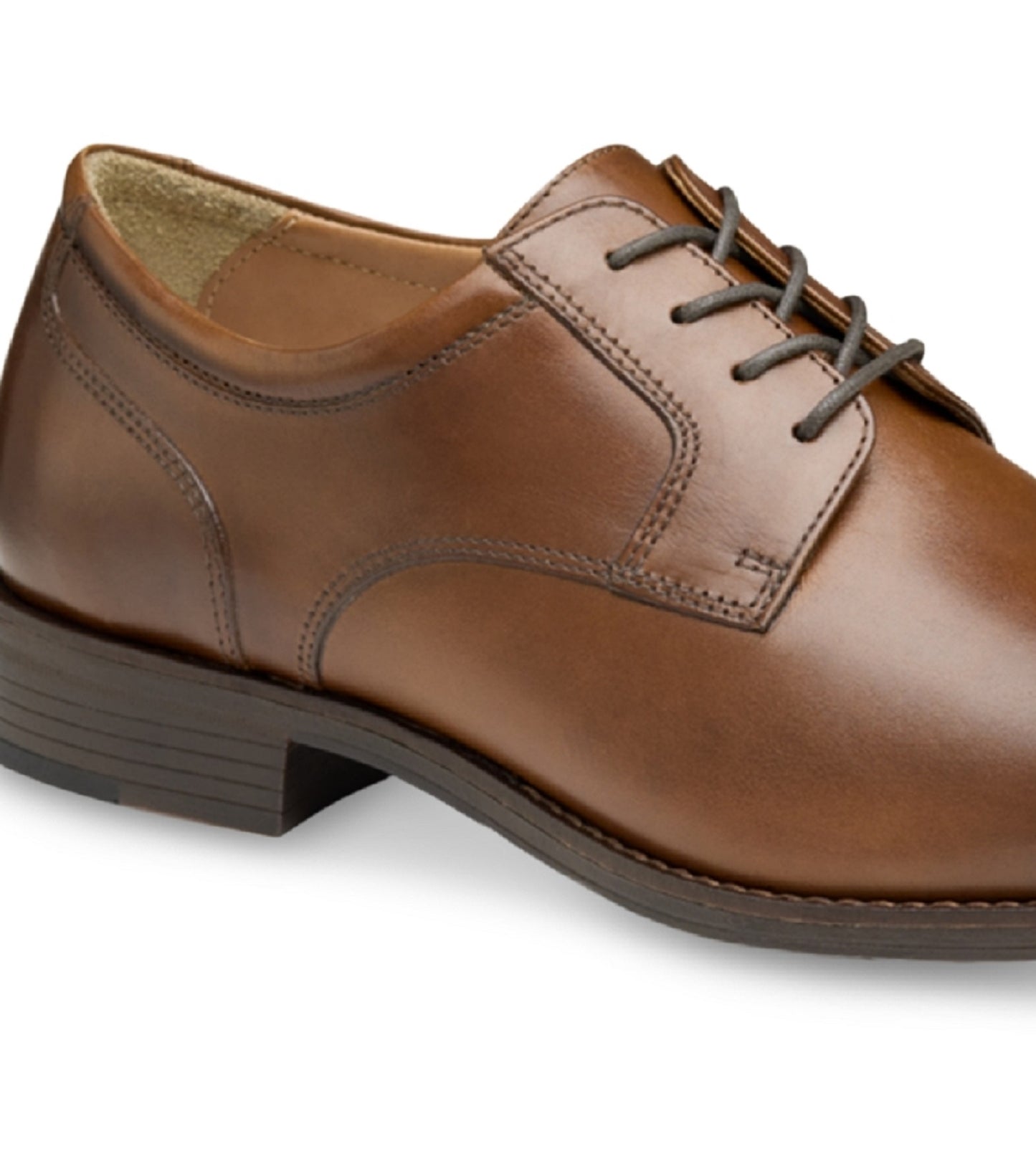 Johnston & Murphy Men's Lewis Plain Toe Boot Brown Size 10.5 M