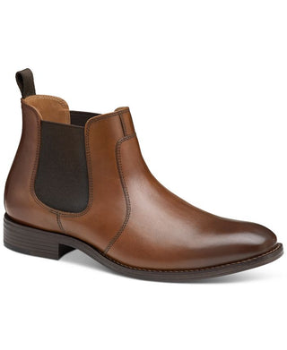 Johnston & Murphy Men's Lewis Chelsea Boot Brown Size 9