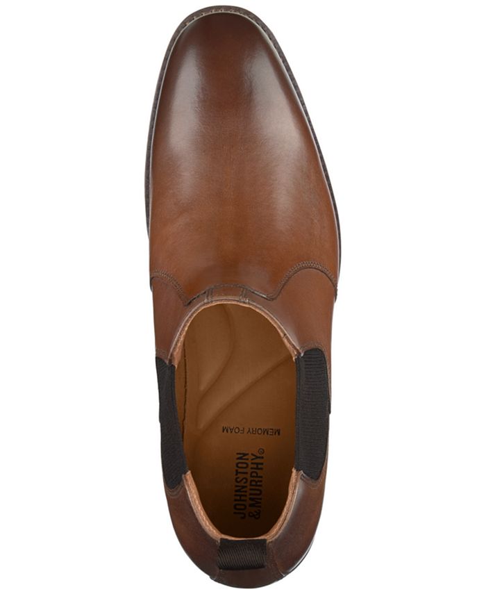 Johnston & Murphy Men's Lewis Chelsea Boot Brown Size 9