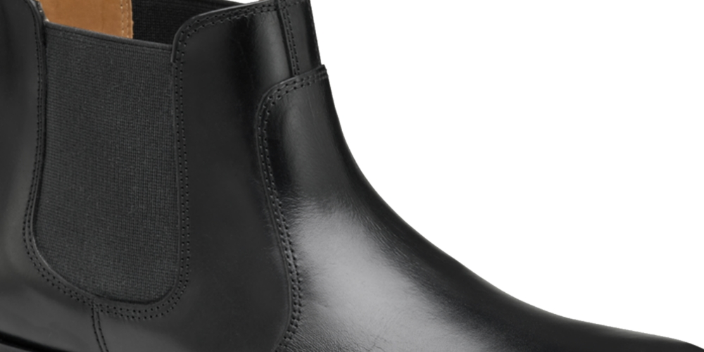 Johnston & Murphy Men's Lewis Chelsea Boot Black Size 9