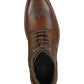 Johnston & Murphy Men's Garrison Wingtip Side Zipper Boot Brown Size 11.5 M