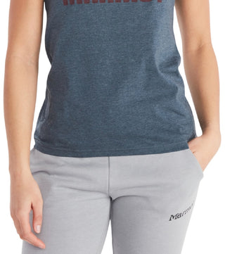 Marmot Women's Coastal T-Shirt Blue Size X-Large