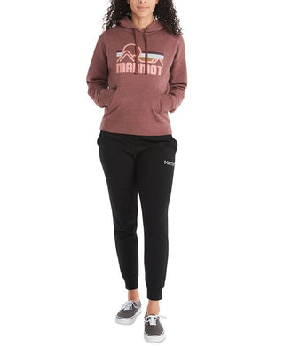 Marmot Women's Coastal Fleece Hoodie Red Size X-Small