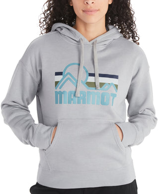 Marmot Women's Coastal Fleece Hoodie Gray Size Small