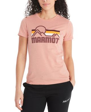 Marmot Women's Coastal T-Shirt Pink Size X-Large