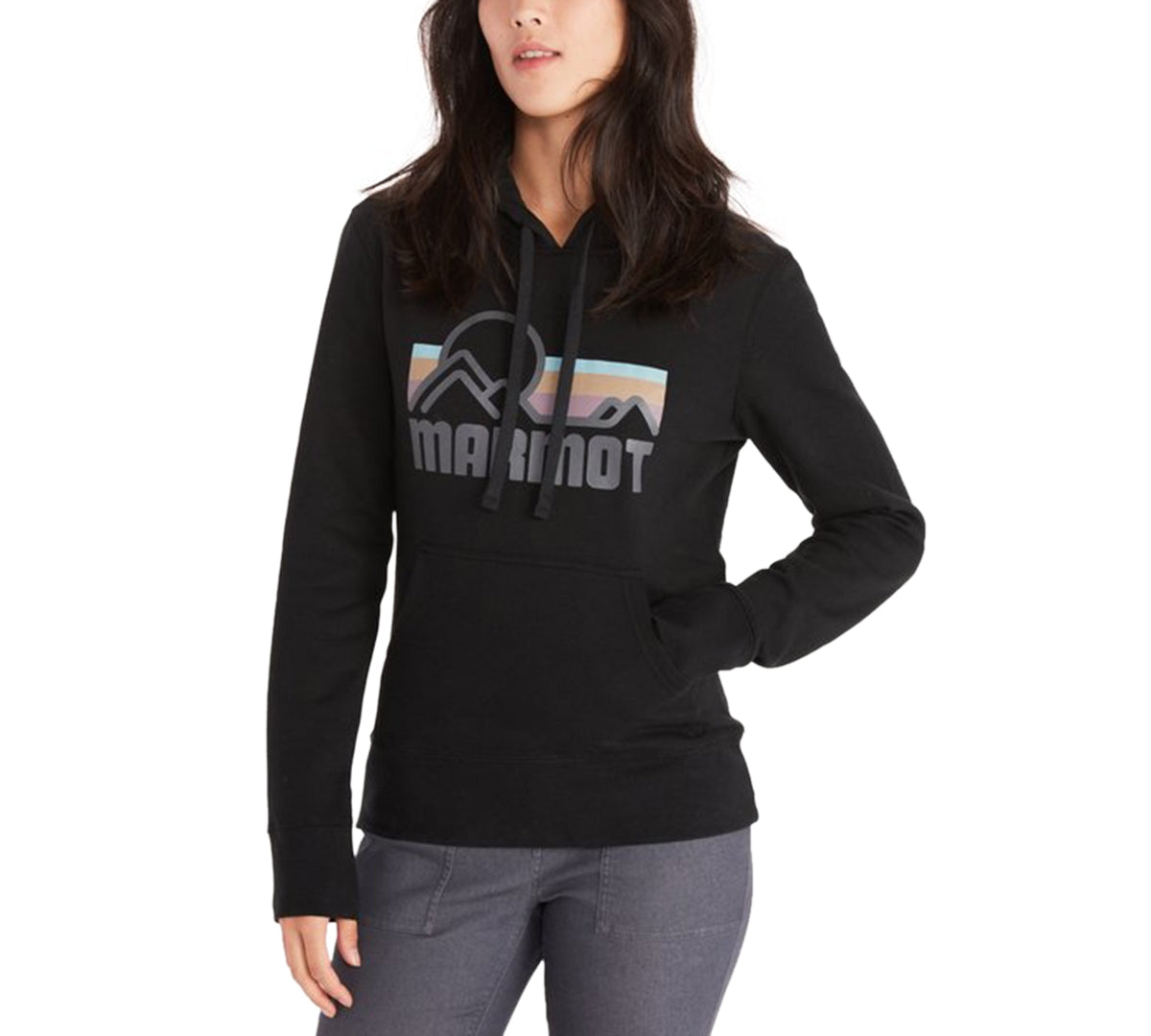 Marmot Women's Coastal Fleece Hoodie Black Size Small