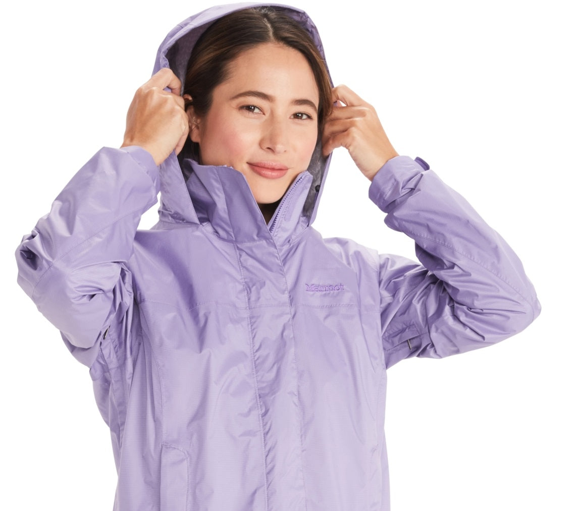 Marmot Women's Precip Eco Rain Jacket Purple Size Medium