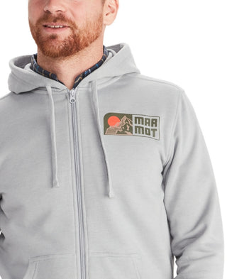 Marmot Men's Full Zip Hoody Gray Size XX-Large