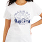 Marmot Women's Cotton Shine Graphic Print T-Shirt White Size Medium