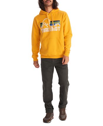 Marmot Men's Coastal Hoodie Pullover Sweatshirt Yellow Size XL