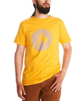 Marmot Men's Transporter Short Sleeve T-Shirt Yellow Size XL