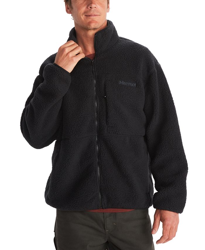 Marmot Men's Aros Fleece Jacket Black Size Large