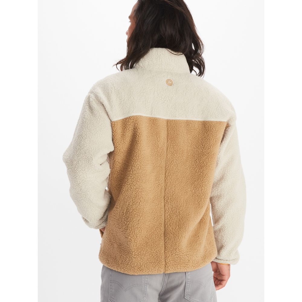 Marmot Men's Aros Fleece Jacket Brown Size Medium