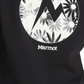 Marmot Women's Daisy Logo Graphic Midweight Pullover Hoodie Black Size Large