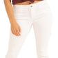 GUESS Women's Coated Skinny Jeans White Size 29