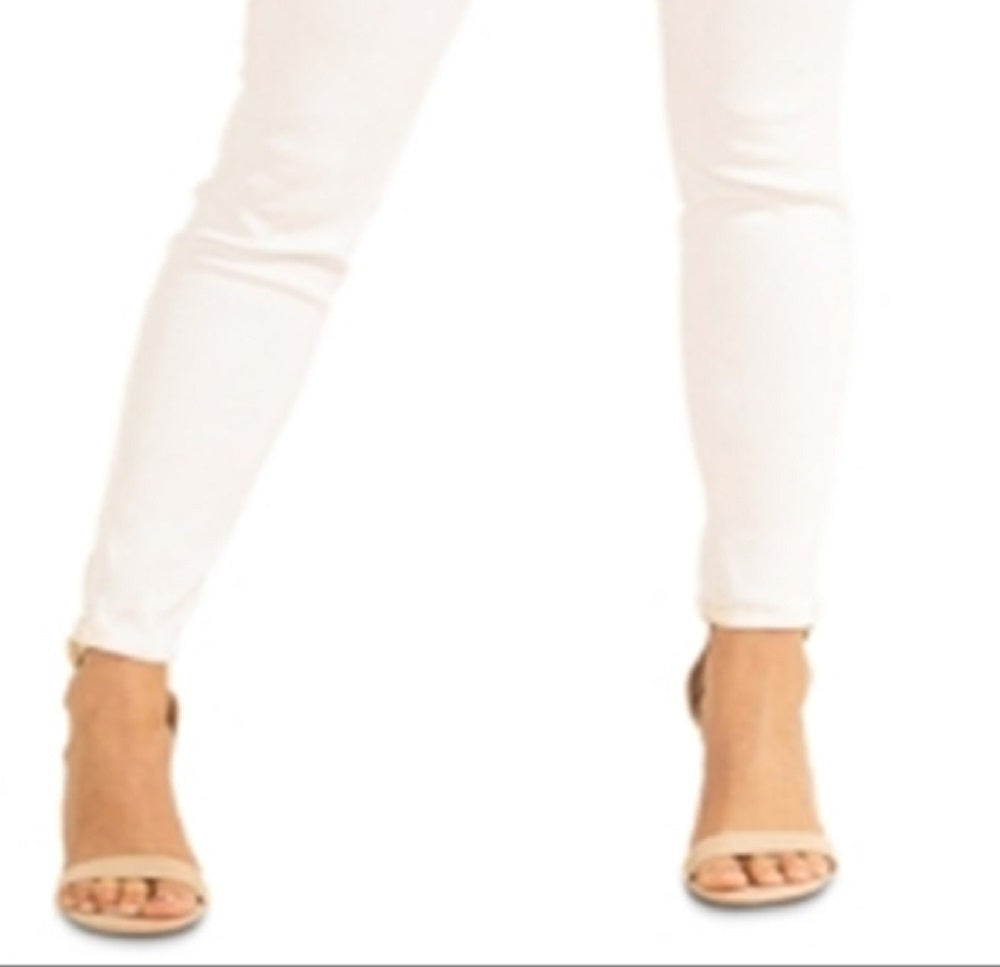 GUESS Women's Coated Skinny Jeans White Size 29