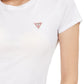 GUESS Women's Logo T-Shirt White Size Medium