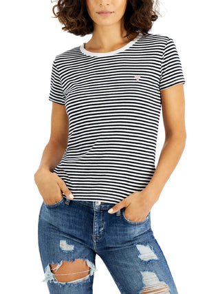 GUESS Women's Logo T-Shirt Black Size Small