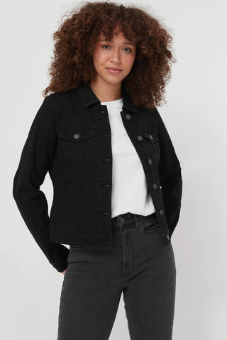 GUESS Women's Sexy Trucker Jacket Black Size X-Small
