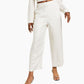 Guess Women's Karter Linen Blend Pants White Size 2