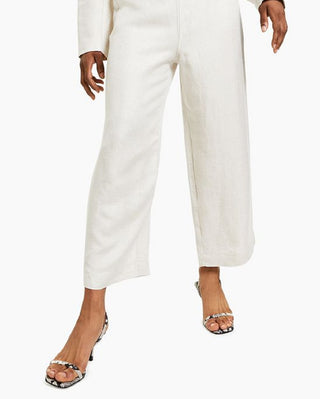 Guess Women's Karter Linen Blend Pants White Size 2