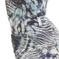 GUESS Women's Gwen Print Cutout Top Blue Size Medium