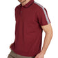 GUESS Men's Pique Logo Taping Polo Shirt Red Size XX-Large