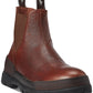 Polo Ralph Lauren Men's Treaded Comfort Oslo Round Toe Wedge Leather Chelsea Brown Size 11.5 D
