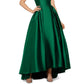 Betsy & Adam Women's Satin Ballgown Green Size 4