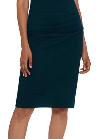 Betsy & Adam Women's Mesh Sleeve Sheath Dress Green Size 8