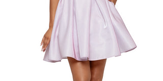 Betsy & Adam Women's Galaxy Fit & Flare Party Dress Blue Size 8