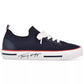 Tommy Hilfiger Women's Gessie Sneaker Blue Size 8 M