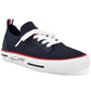 Tommy Hilfiger Women's Gessie Sneaker Blue Size 8 M