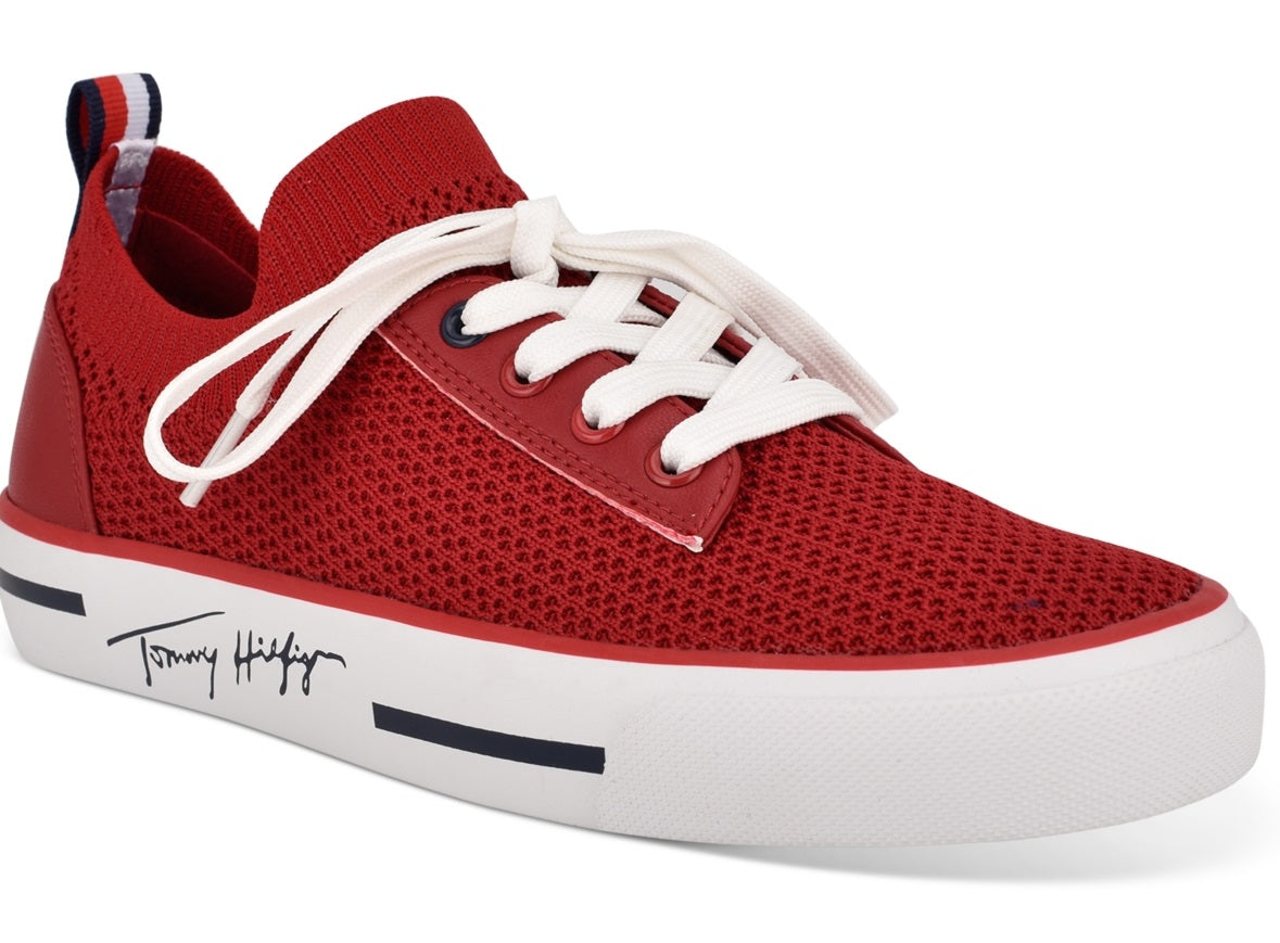 Tommy Hilfiger Women's Gessie Sneaker Red Size 7 M